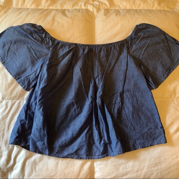 Express Off the Shoulder Shirt Size S - Picture 2 of 4